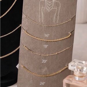 Gold Chain Multi length Necklaces
